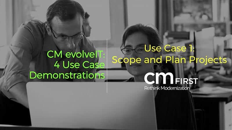 CM evolveIT Use Case 1 Scope and Plan Projects