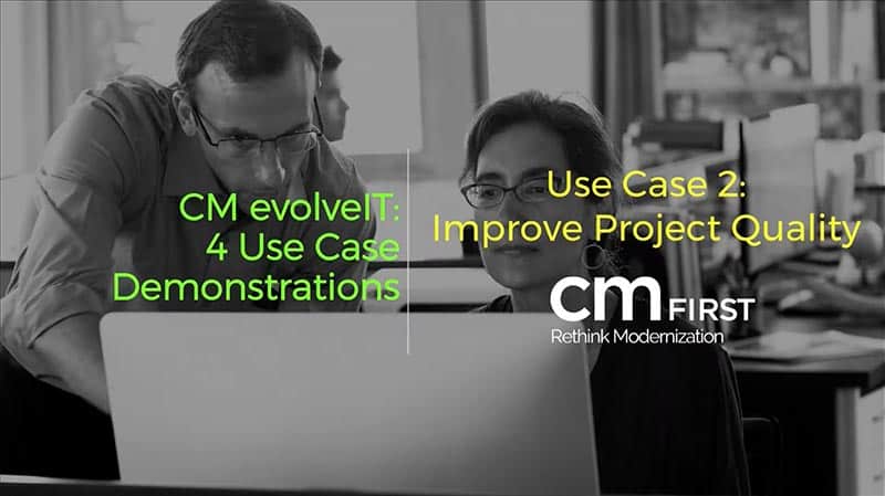 CM evolveIT Use Case 2: Improve Project Quality